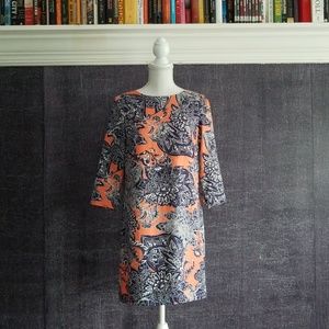 Limited Paisley Print Shift Dress